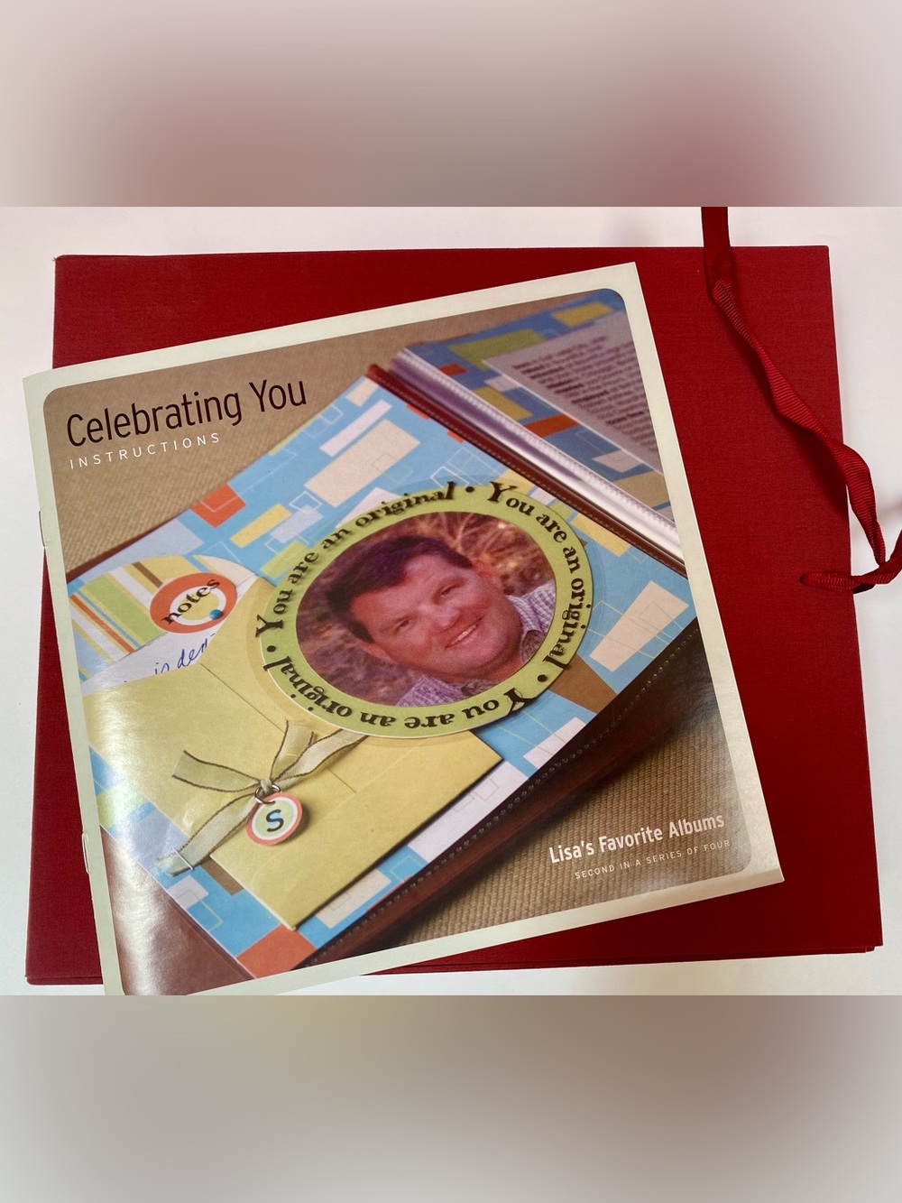 Celebrating You Scrapbooking Kit by Lisa Bearnson, Scrapbook With Embellishments